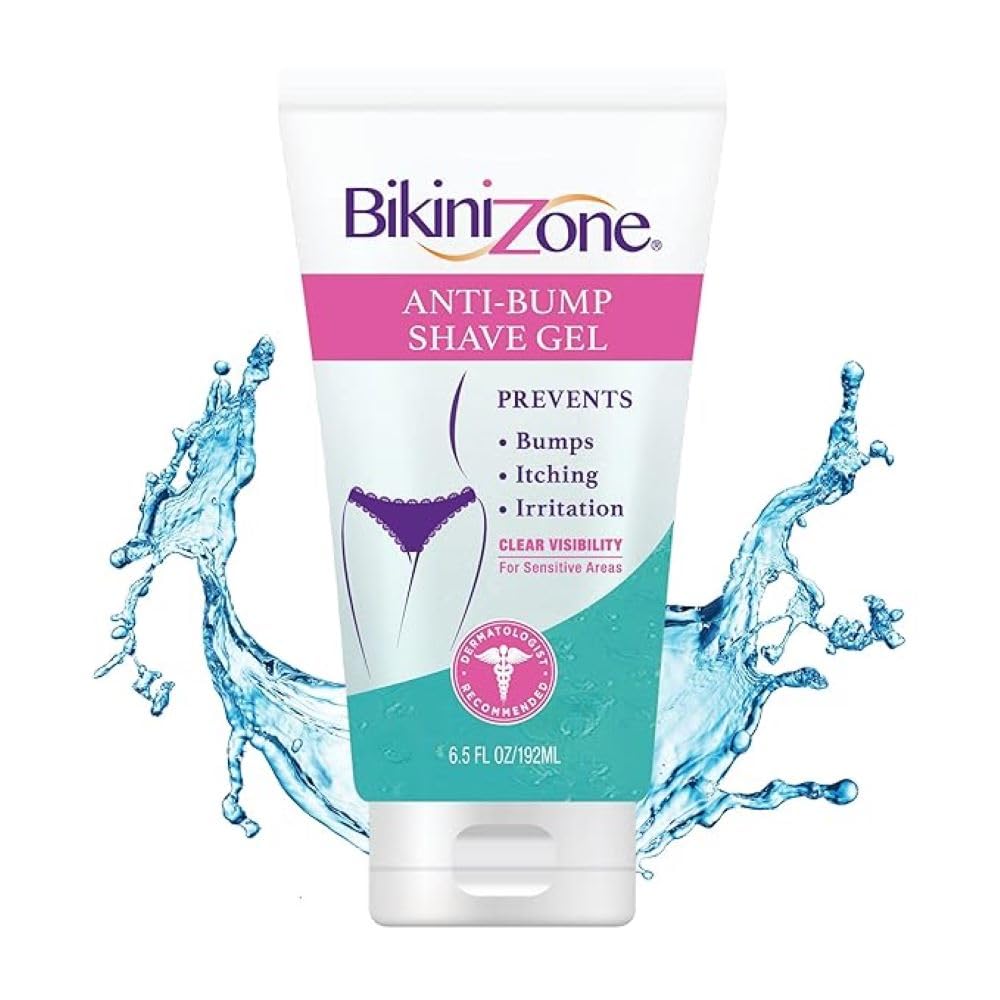 Bikini Zone Anti-Bump Shave Gel for Sensitive Areas, 5 Oz, 1 Pack Beauty and Personal Care Bikini Zone