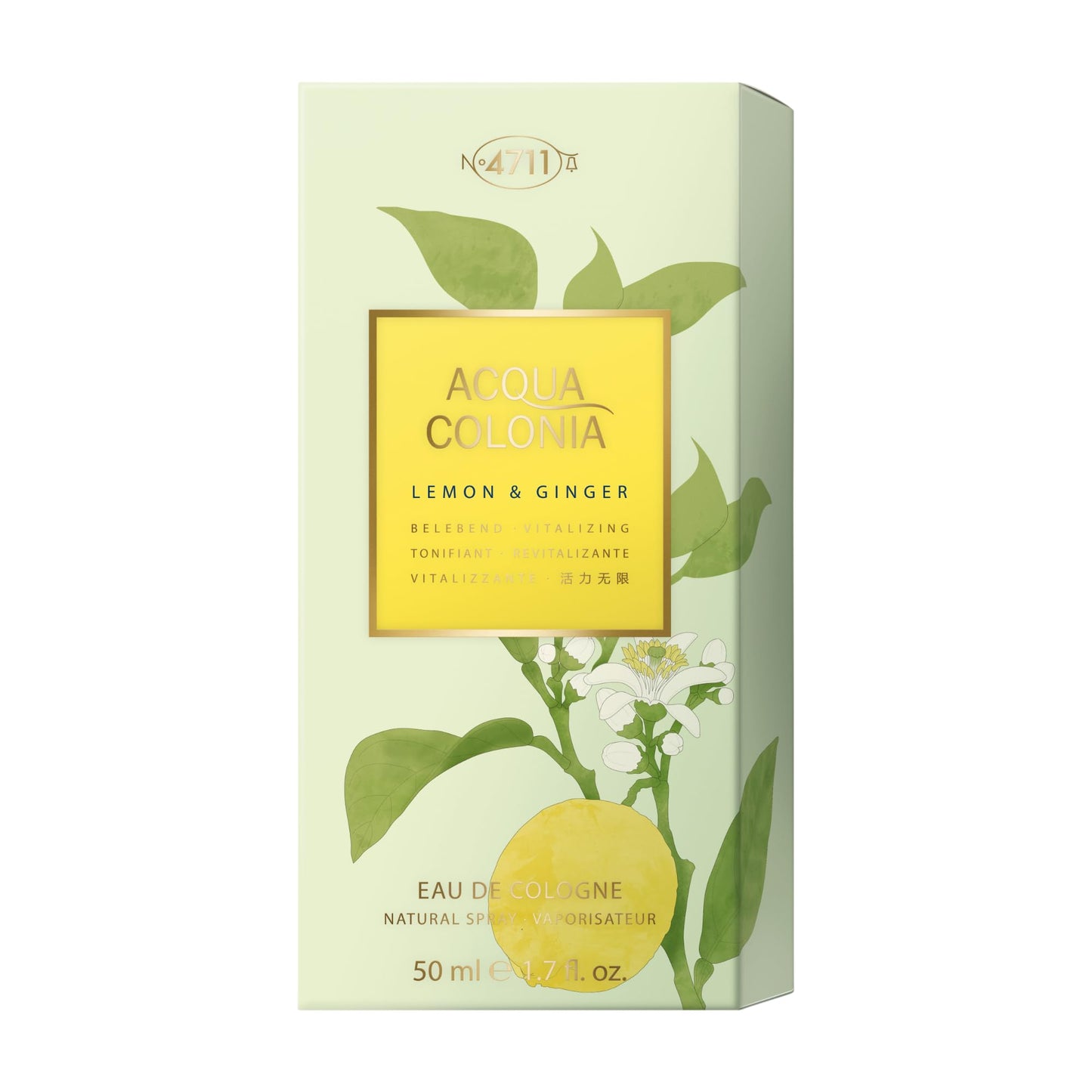 4711 Acqua Colonia Lemon and Ginger Eau de Cologne Spray for Women, 1.7 Ounce