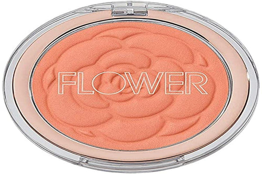 Flower Beauty Pots Powder Blush Smooth Silky Skin Tone Enhancing Soft Satin Finish Makeup, Peach Primrose, 0.21 Oz