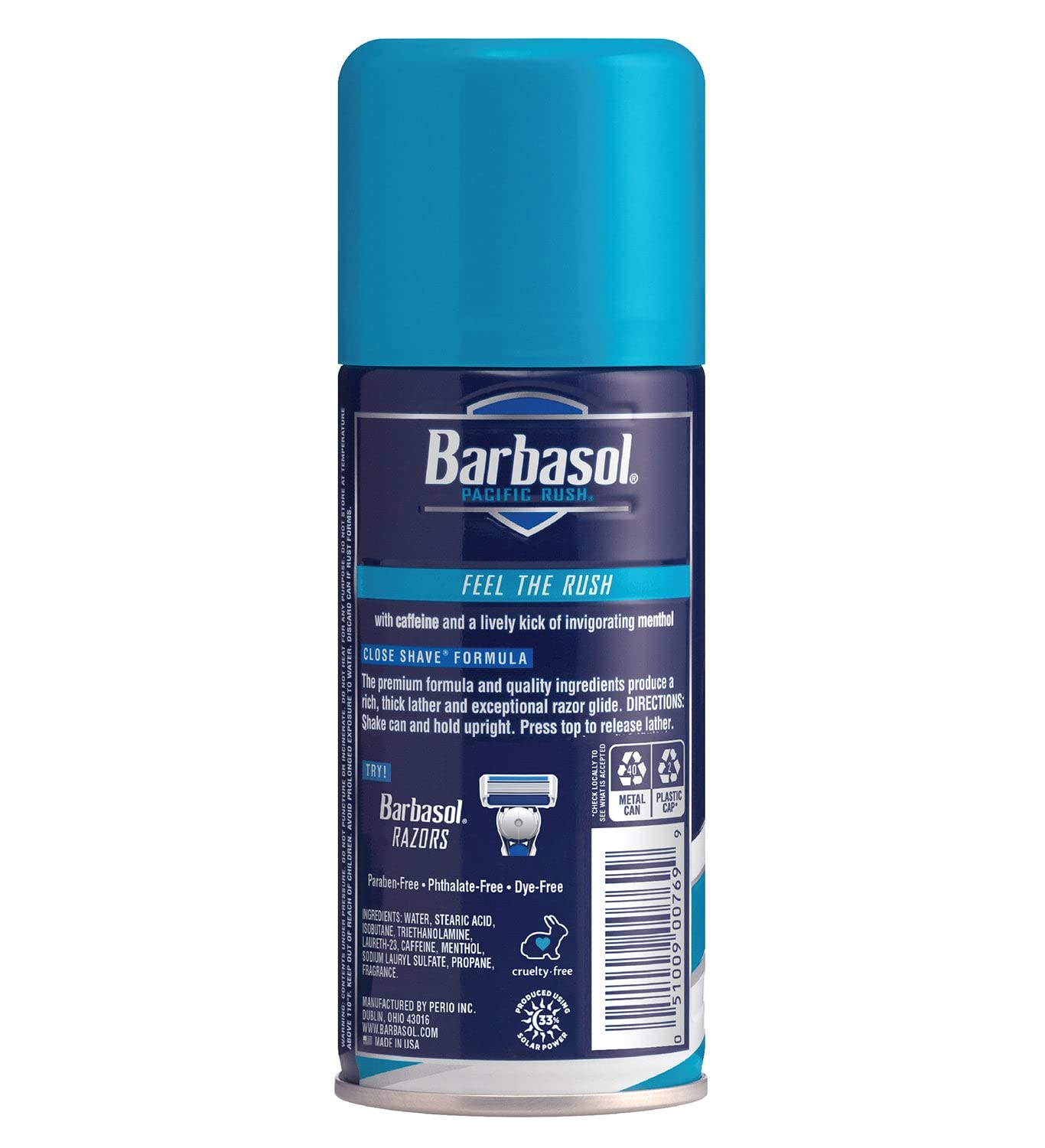 Barbasol Beard Buster Thick & Rich Shaving Cream Pacific Rush 7oz. (Pack of 12)
