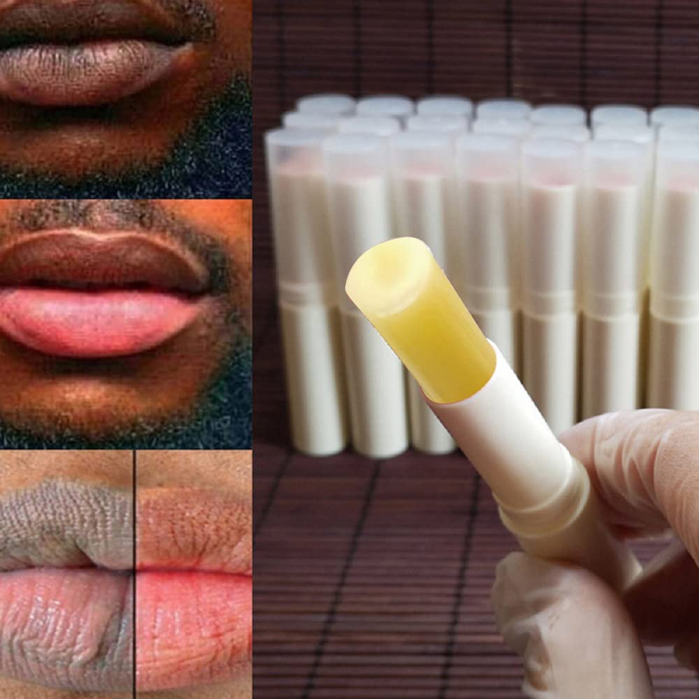 2PCS Natural Plant Lip Balm for Dark Lips,Exfoliating Lip Scrub, Moisturizing Lip Hyaluronic Acid Exfoliating Dead Skin, Lip Balm for Smokers, Restore