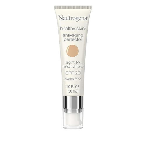 Neutrogena Retinol Treatment & Tinted Facial Moisturizer, Healthy Skin Anti-Aging Perfector, Broad Spectrum SPF 20 Sunscreen & Titanium Dioxide