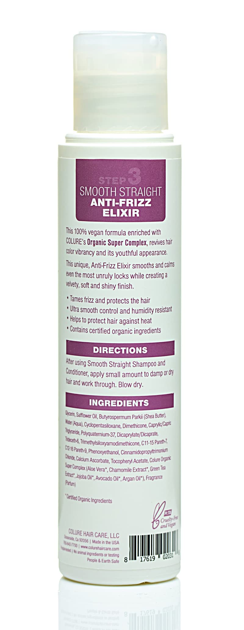 COLURE Smooth Straight Elixir 3.4 oz