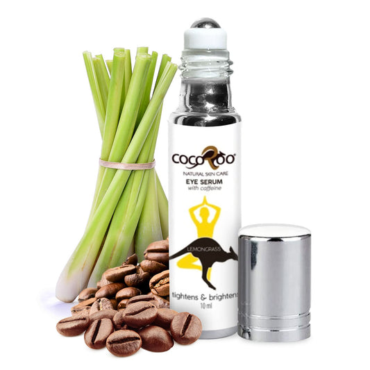 Caffeinated Eye Serum, Nutrient-Dense, 100% Pure, Natural & Vegan (Lemongrass) Beauty & Personal Care CocoRoo