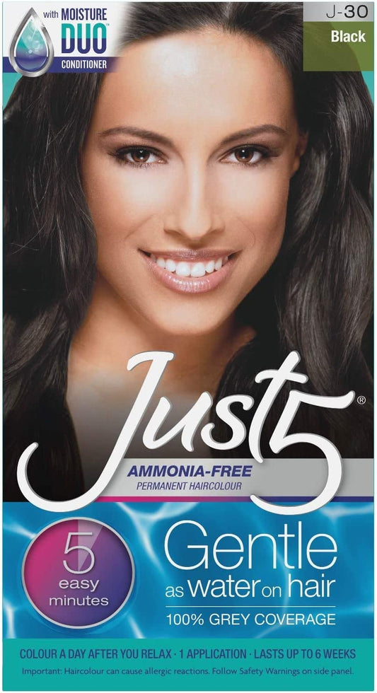Just 5 Women's Hair Color, Black, J-30 (6 Pack) Beauty & Personal Care Just My Style