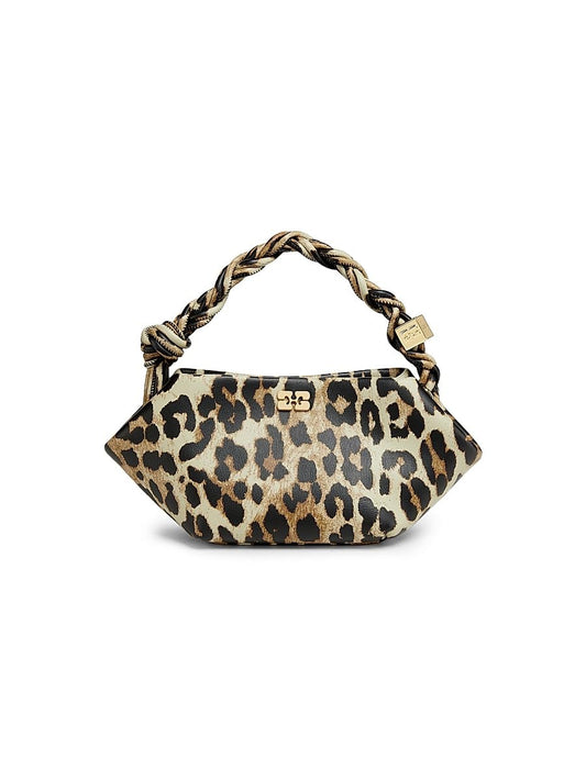Ganni, Bou Mini Leopard-Print Bag, Leopard