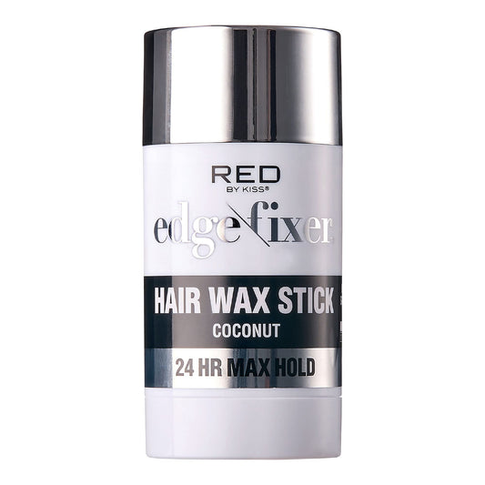 Red by Kiss Hair Wax Stick 24HR Max Hold Edge Fixer Edge Control Pomade Non-Sticky, Non-Oily Flake Free Hair Styling Wax (Coconut)