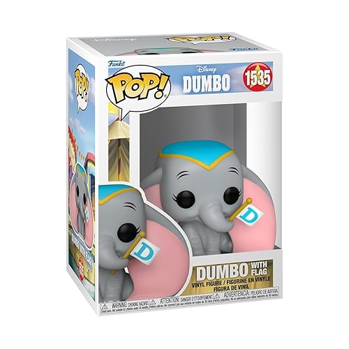 Funko Pop Disney: Dumbo - Dumbo with Flag - Collectable Vinyl Figure - Gift Idea - Official Merchandise - Toys for Kids & Adults - Cartoon/Animation…