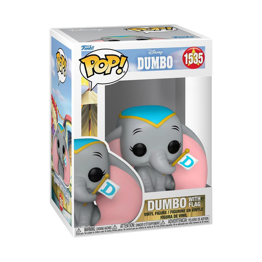 Funko Pop Disney: Dumbo - Dumbo with Flag - Collectable Vinyl Figure - Gift Idea - Official Merchandise - Toys for Kids & Adults - Cartoon/Animation…