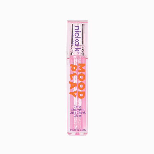 NICKA K NEW YORK Mood Play Lip and Cheek, Color Changing Lip and Cheek Stick, Gloss (Lip Gloss)