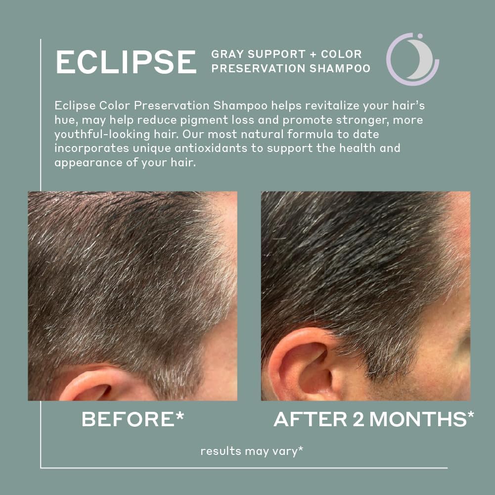ZENAGEN Eclipse Trio Kit | Color Preservation + Gray Support | Shampoo + Conditioner + Volume Foam | for Color Protection, Hair Health & Voluminous