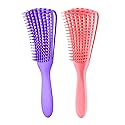 Detangling Brush for Afro American/African 3a to 4c Kinky, Wavy/Curly/Coily Hair - Women's Scalp Massaging Comb for Wet/Dry/Oily/Thick/Long Textured