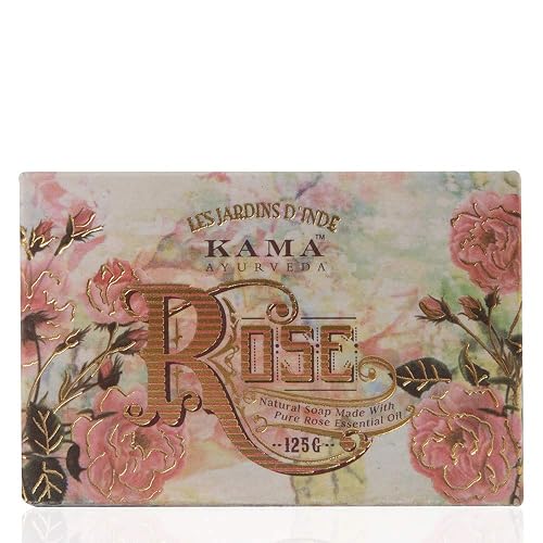 Kama Ayurveda Natural Rose Soap, 125g Beauty & Personal Care KAMA AYURVEDA