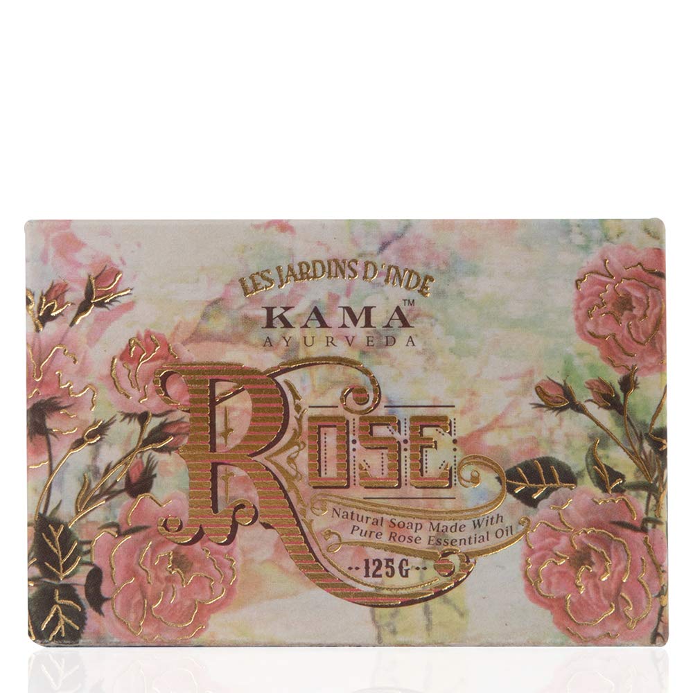 Kama Ayurveda Natural Rose Soap, 125g Beauty & Personal Care KAMA AYURVEDA