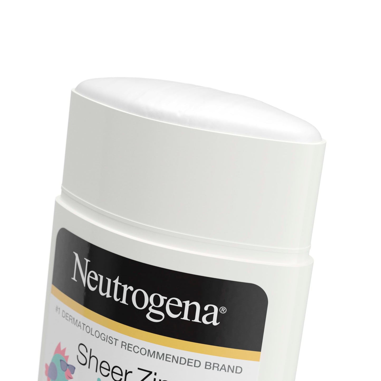Neutrogena Sheer Zinc Oxide Kids Mineral Sunscreen Stick, Broad Spectrum SPF 50+ & UVA/UVB Protection & Water Resistant with Residue-Free, No-Mess