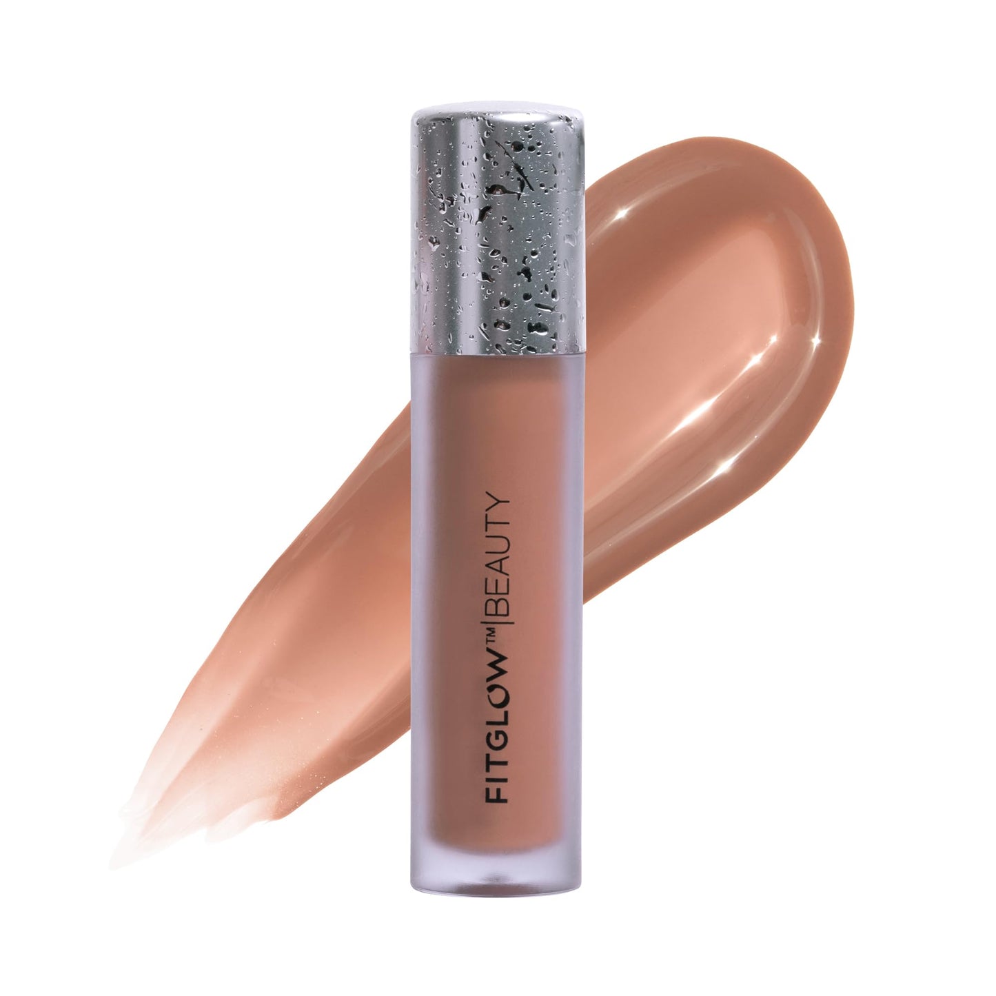 FITGLOW Beauty Lip Colour Serum | Hydrating Lip Gloss | Plumping Anti-Aging Lip Treatment | Natural Shine with Pomegranate Sterols & Collagen |