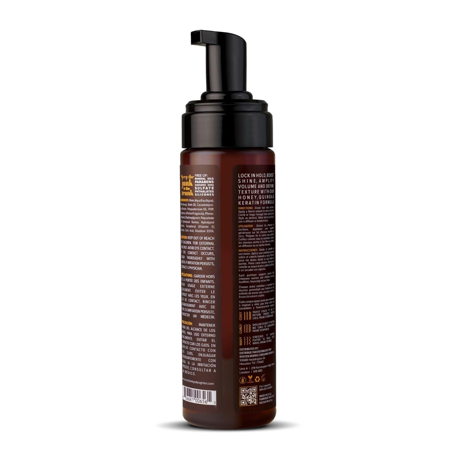 Uncle Funky's Daughter Soul Bounce Texture Defining Mousse
