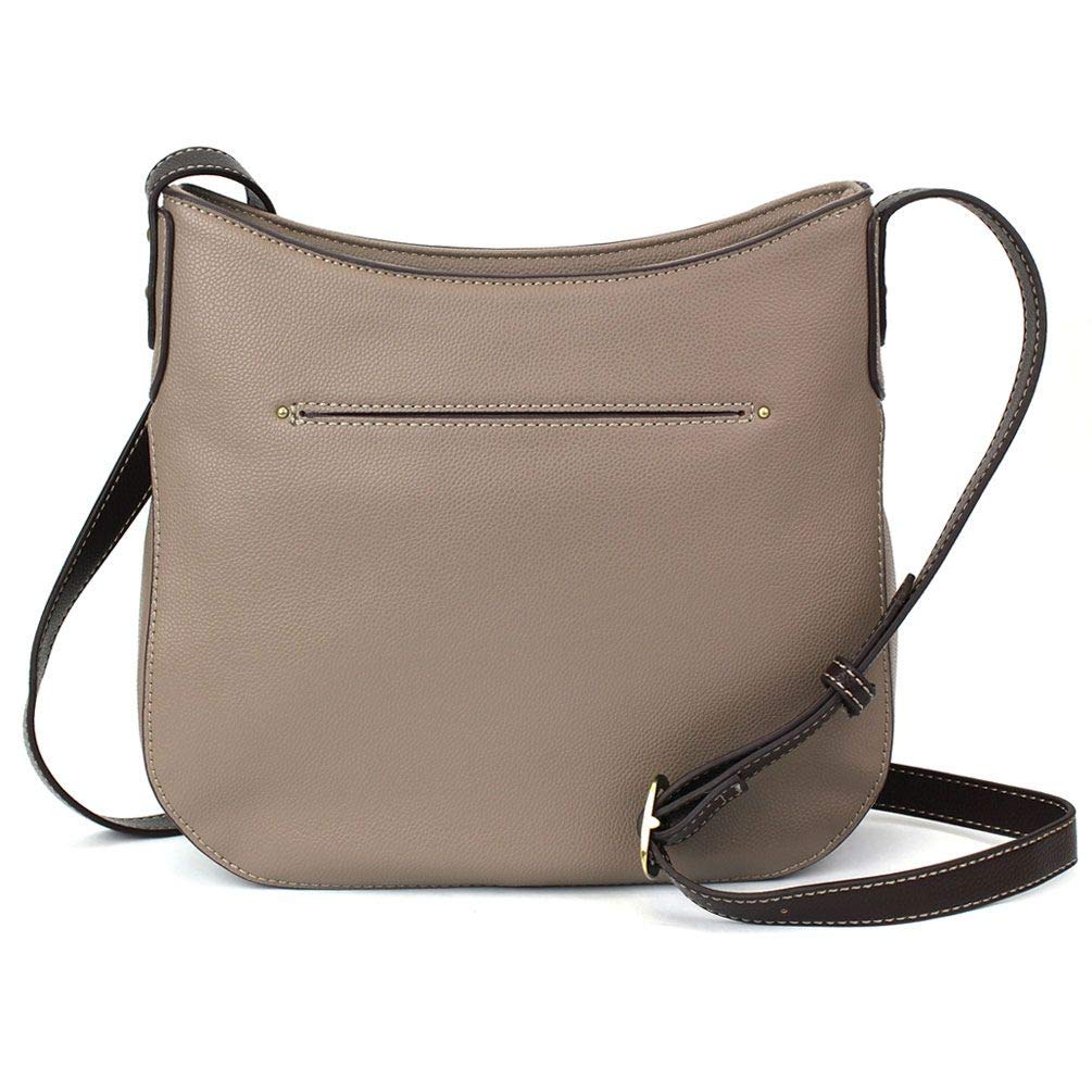 Chala Handbags Fat Cat Crescent Crossbody Handbag Purse, Cat Mom
