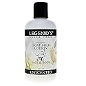 Legend's Creek Farm Goat Milk Lotion - Moisturizing Goat Milk Body Lotion for Body, Hand & Face - 9 oz Body Moisturizer with Shea Butter, Sunflower