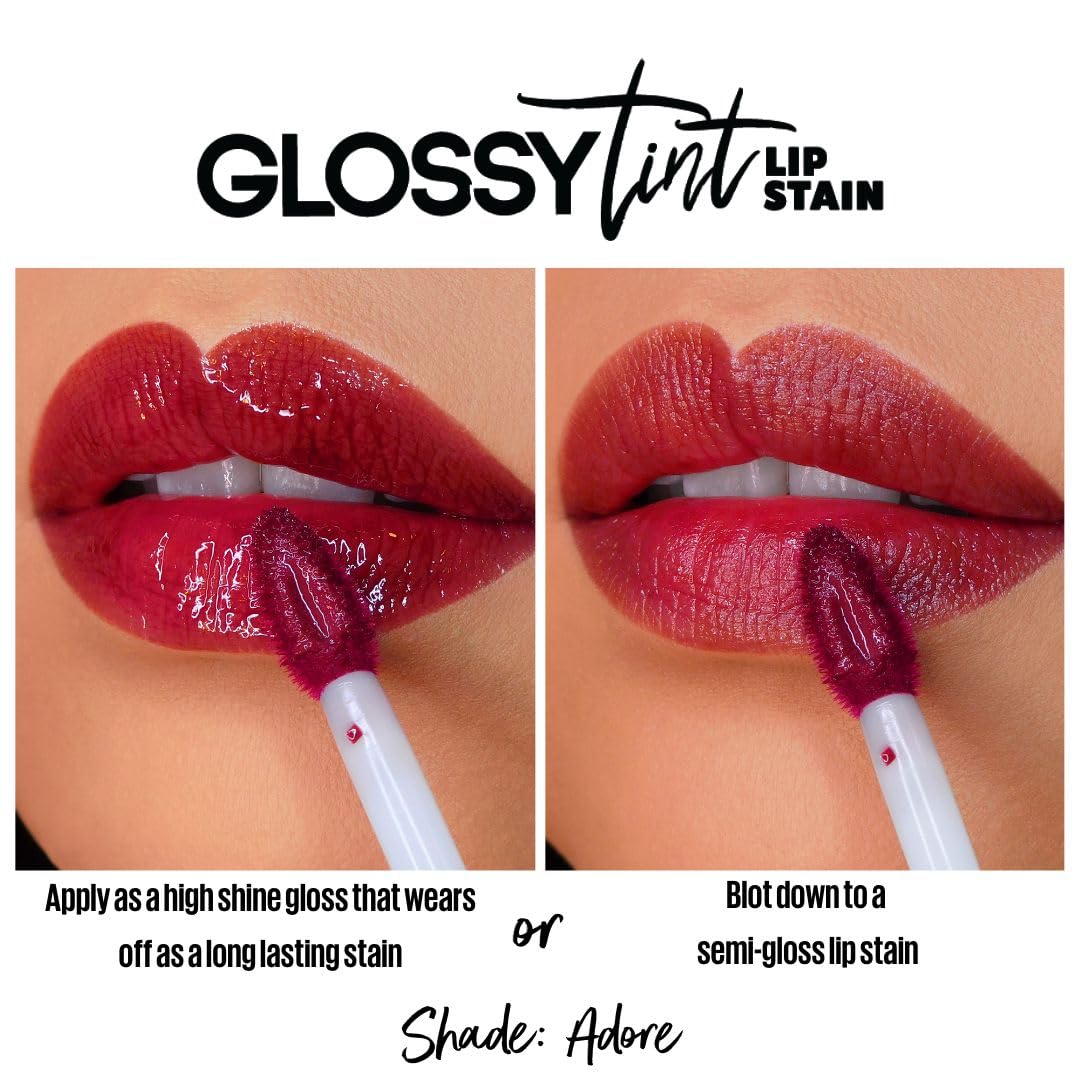 L.A. Girl Glossy Tint Lip Stain, Adored GLC705