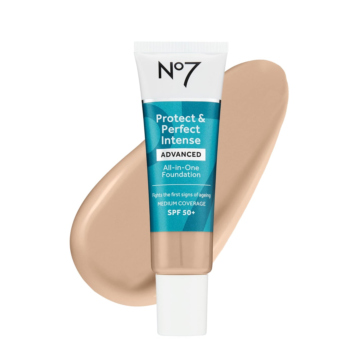 No7 Protect & Perfect Advanced All in One Foundation - Toffee - Age Defying Foundation Makeup with SPF 50 - Makeup Base Cream Helps to Reduces Redness Beauty and Personal Care No7 Default Title