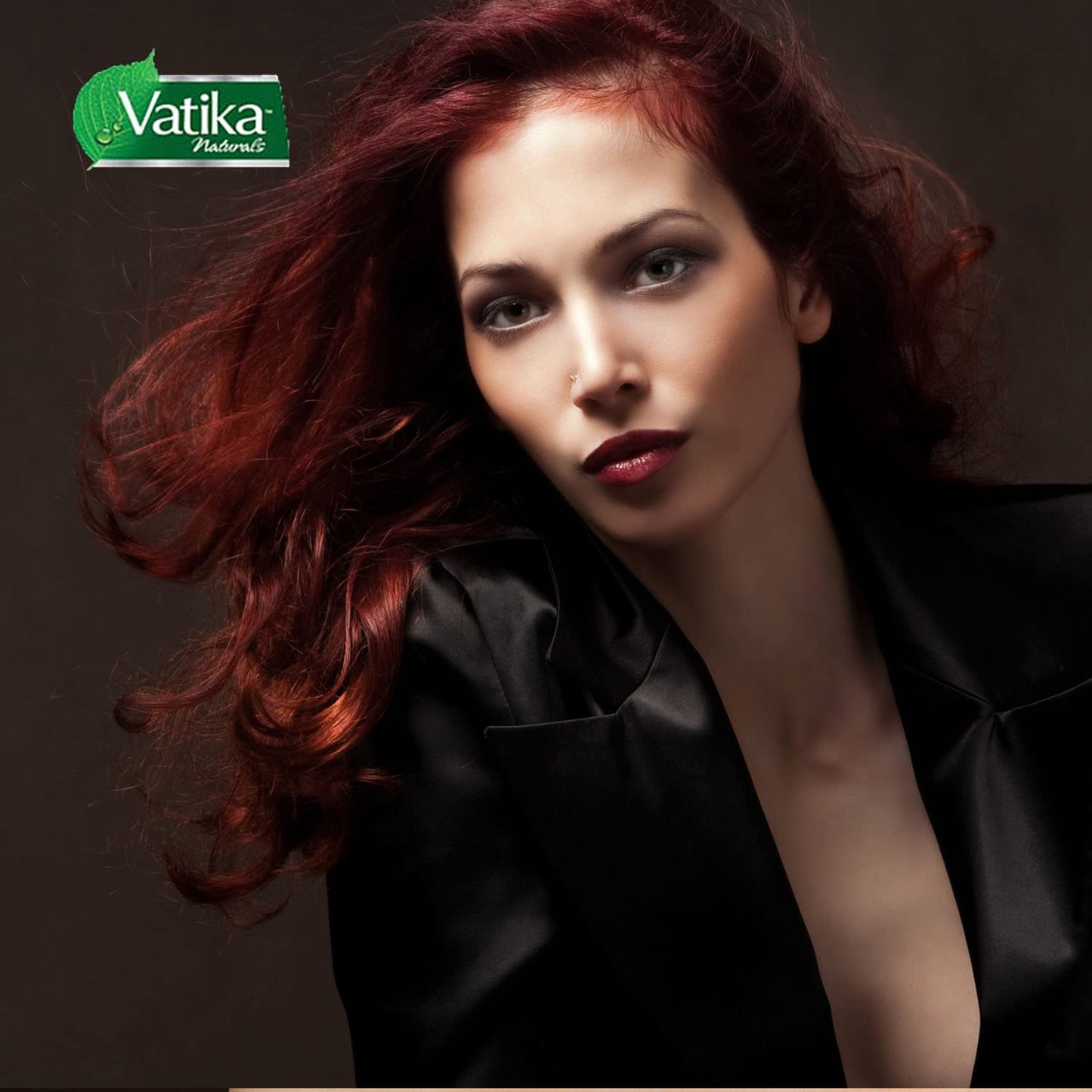 Vatika Naturals Permanent Hair Dye Burgundy, 100% Grey Coverage, Ammonia-Free, for Rich, Long-Lasting Color, No Damage, for Healthy, Vibrant Hair - 6