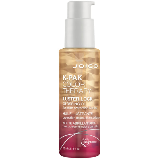 Joico K-PAK Color Therapy Luster Lock Glossing Oil | For Color-Treated Hair | For Color-Protection & Shine | Tame Frizz | With Keratin & Argan Oil |