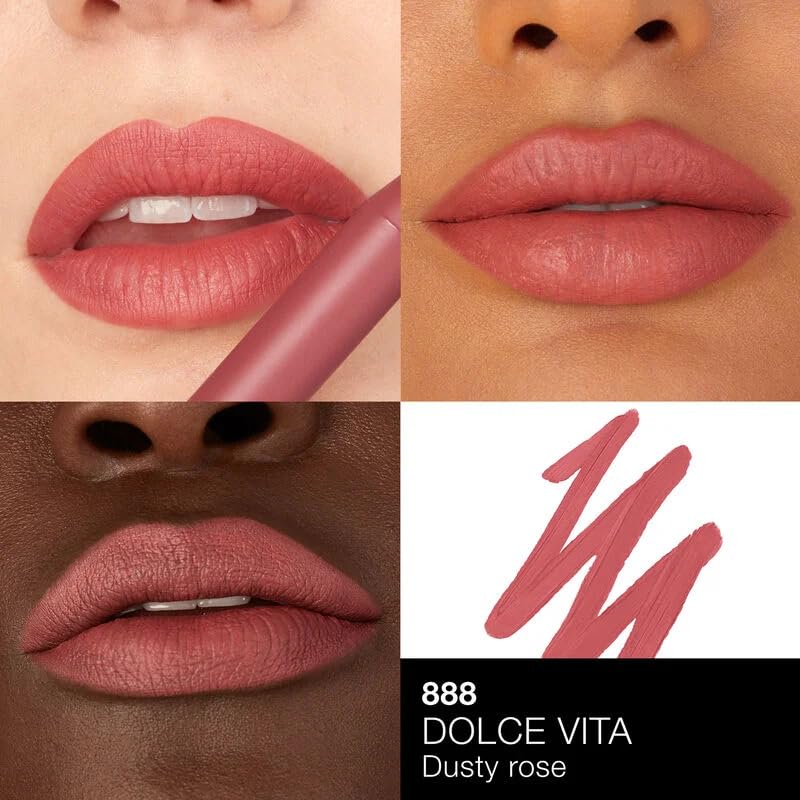 NARS Mini Powermatte Lip Pencil Duo Set, Dolce Vita and Take Me Home, 2 Piece
