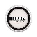 Fusion Body Art Pro Face Paint | Prime Paraffin White (32gm), Professional Quality Water Activated Face and Body Paint Supplies Single Makeup Cake