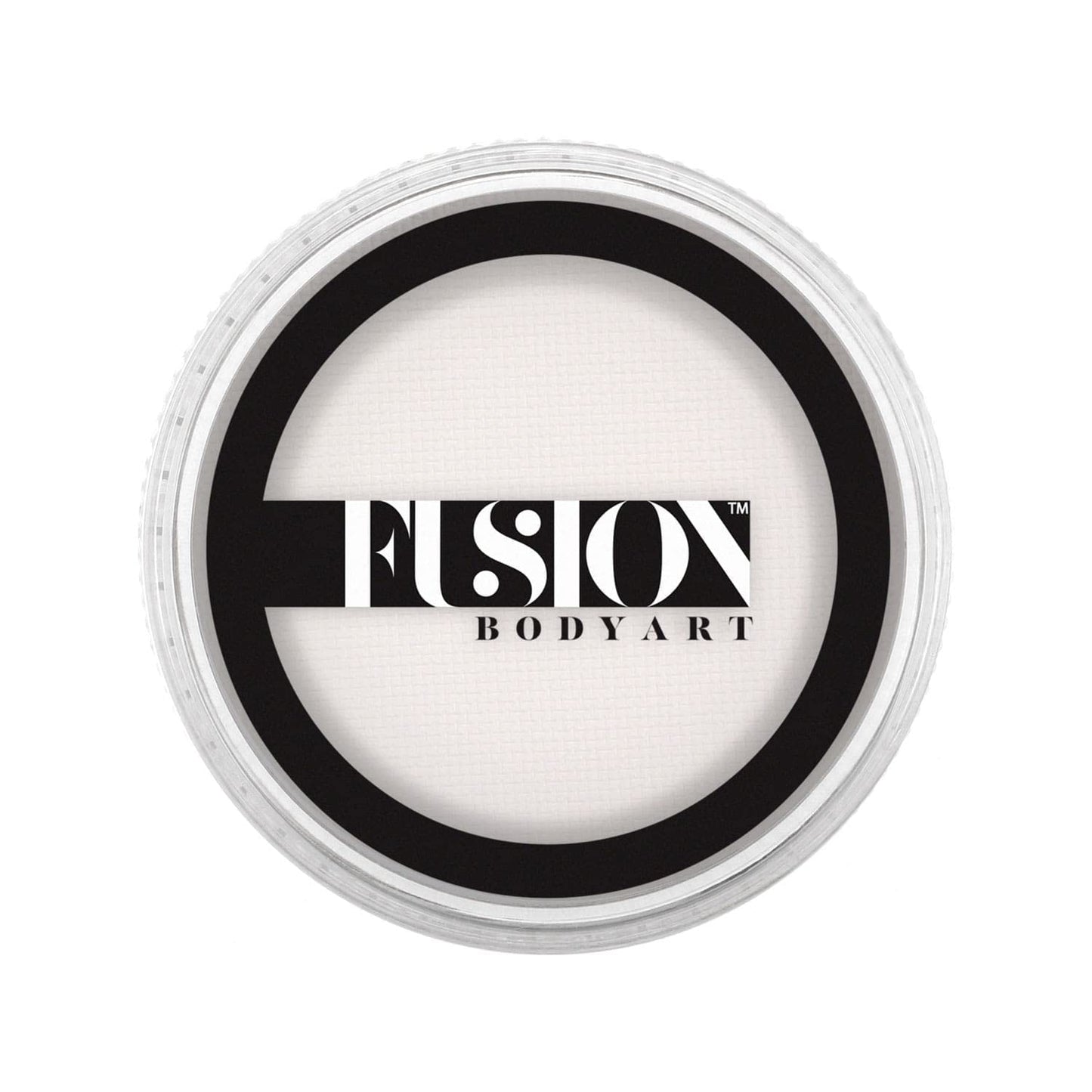 Fusion Body Art Face Paint | PRO Paraffin White (32gm), Professional Quality Water Activated Face and Body Paint Supplies Single Makeup Cake