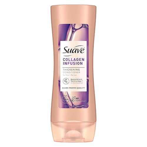 Suave Professionals Thickening Conditioner Collagen Infusion For Fine to Flat Hair Conditioner for Volume 12.6 oz