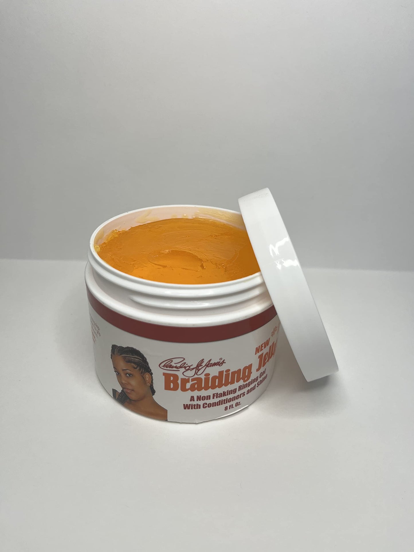 CLAUDIO ST. JAMES NEW #1 BRAIDING JELLY A NON FLAKING RINGING GEL WITH CONDITIONERS AND SHINE