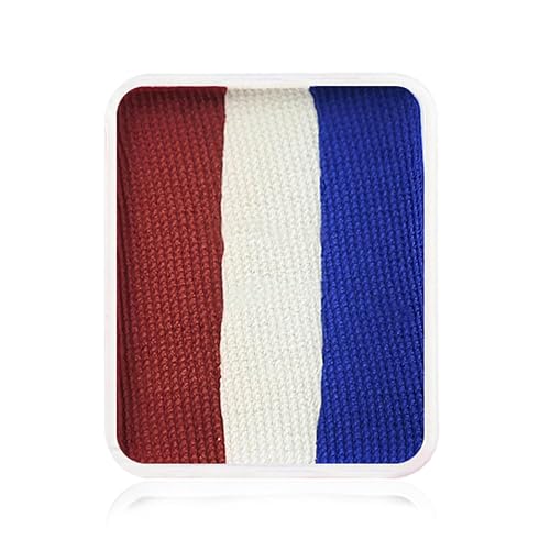 Kraze FX Face Paint Palette Refill - Anthem Face Paint (6 gm) - Hypoallergenic, Non-Toxic, Water Activated Professional Face & Body Painting Makeup