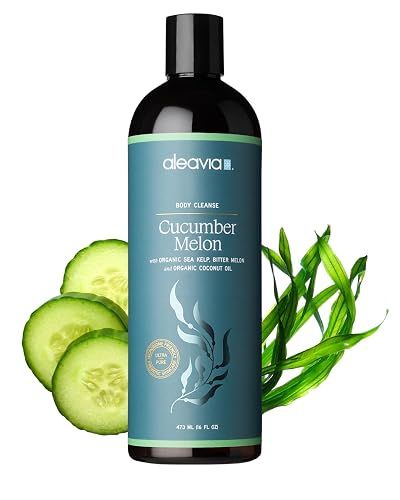 Aleavia Body Cleanse - Organic & All-Natural Prebiotic Body Wash with Organic Cucumber and Bitter Melon - Nourish Your Skin Microbiome - 16 Oz Beauty & Personal Care Aleavia