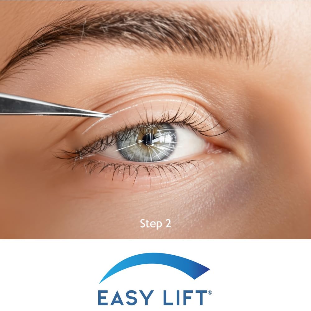 EasyLift The Original 60 Second Eye Lift Strips | Instant Upper Eyelid Lift for Droopy Eyes | As Seen On TV | Hypoallergenic, Lab Tested & Safe