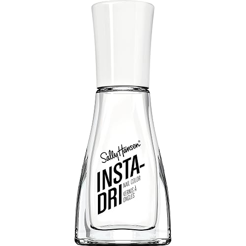 Sally Hansen Insta-Dri, White On Time, Quick Dry, Long Lasting, Semi Opaque, Shiny White Nail Polish Beauty & Personal Care Sally Hansen