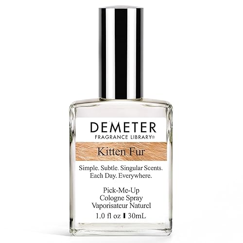 DEMETER Natural Perfume Spray Cologne for Women and Men, Kitten Fur, 1 oz