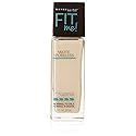 Maybelline New York Fit Me Matte + Poreless Foundation, Porcelain [110], 1 Ounce
