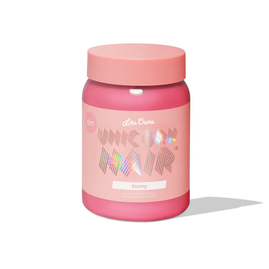 Lime Crime Pastel Colored Unicorn Hair Tint, Bunny (Pastel Baby Pink) - Damage-Free Semi-Permanent Hair Color Conditions & Moisturizes - Temporary