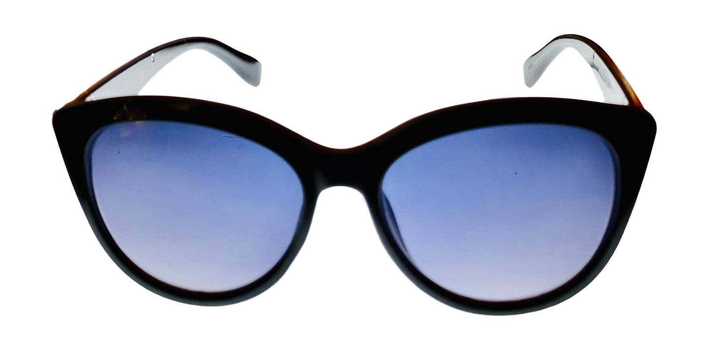 Kenneth Cole Reaction Womens Black Plastic Cateye Sunglass KC1373 1B