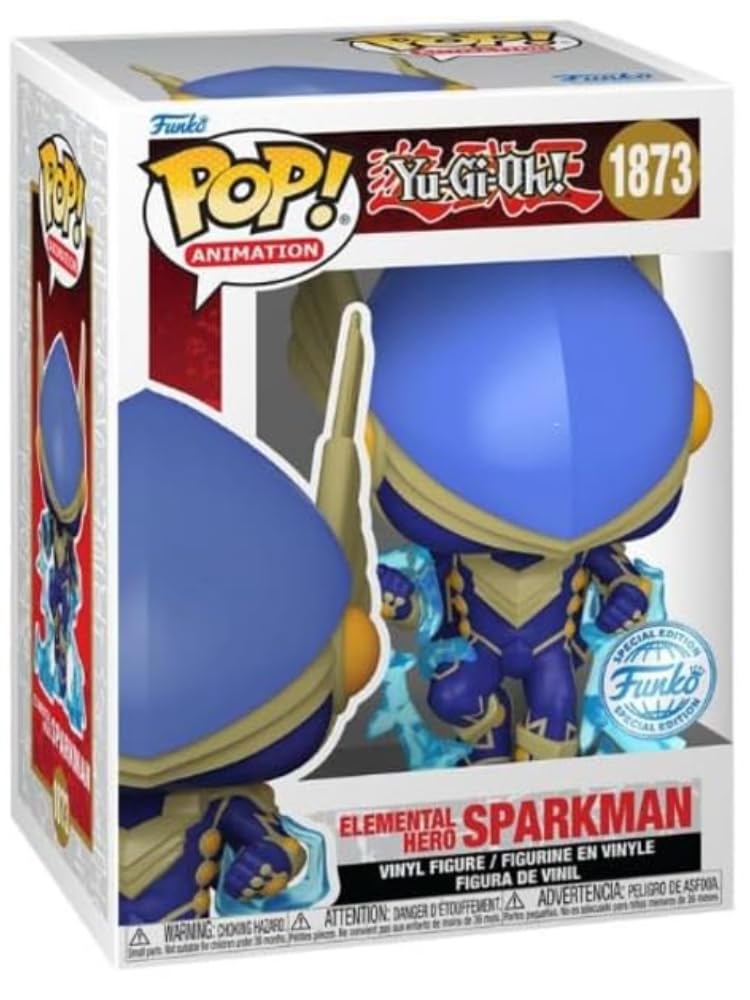 Pop! YU-Gi-Oh! 1873 Elemental Hero Sparkman Exclusive