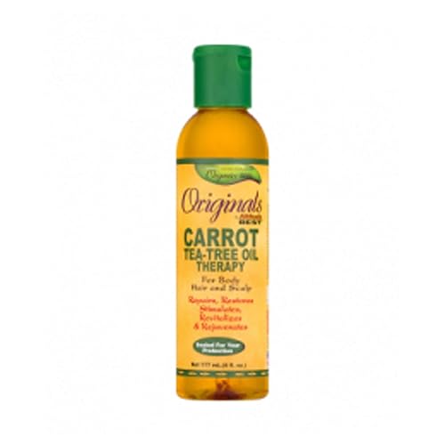 Africa's Best Africas Orig Carrot Tea Tree Oil, 177ml, 6 Fl Oz
