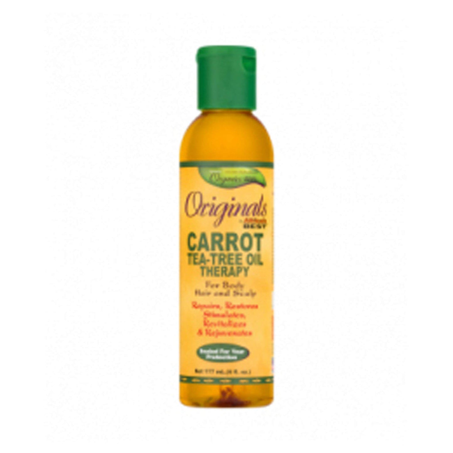 Africa's Best Africas Orig Carrot Tea Tree Oil, 177ml, 6 Fl Oz