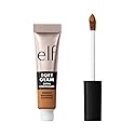 e.l.f. Soft Glam Satin Concealer, Medium Coverage For Blemishes & Under-Eye, Crease-Resistant, Long Lasting, Vegan & Cruelty-Free, 45 Tan Warm