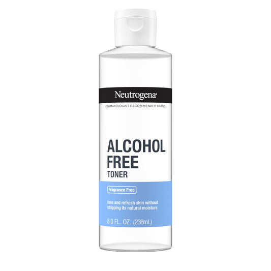 Neutrogena Alcohol-Free Gentle Daily Facial Toner, Fragrance-Free to Tone & Refresh Skin, Gently Removes Impurities & Reconditions Skin