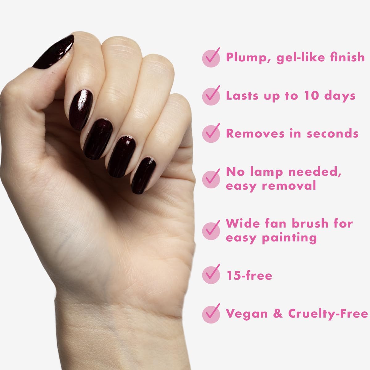 Olive & June Long Lasting Nail Polish | Plump Gel-Like Finish No Lamp Needed | Lasts up to 10 days | Salon-Quality 15-Free Vegan & Cruelty-Free Beauty & Personal Care Olive & June