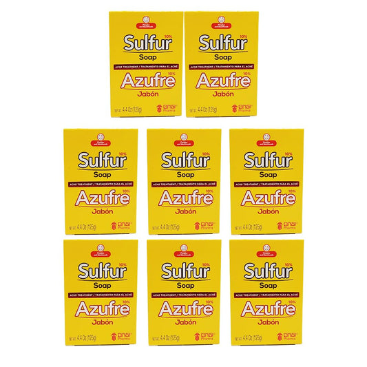 Grisi Bio Sulfur Soap with Lanolin, 4.4 oz (Pack of 8) Beauty & Personal Care Grisi