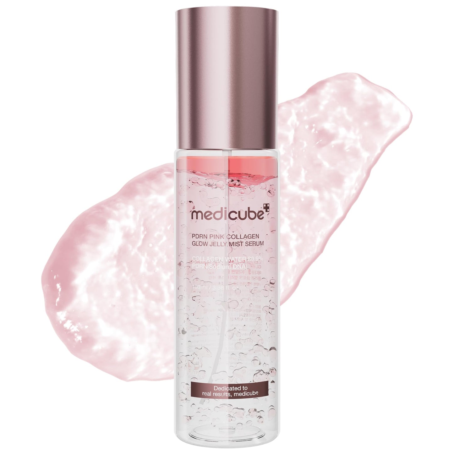 medicube Jelly Mist Serum with Pink PDRN Collagen | Dual-Texture Glow Spray with Niacinamide, Glutathione, Ceramide, Hyaluronic Acid | for Hydration Beauty and Personal Care medicube Default Title