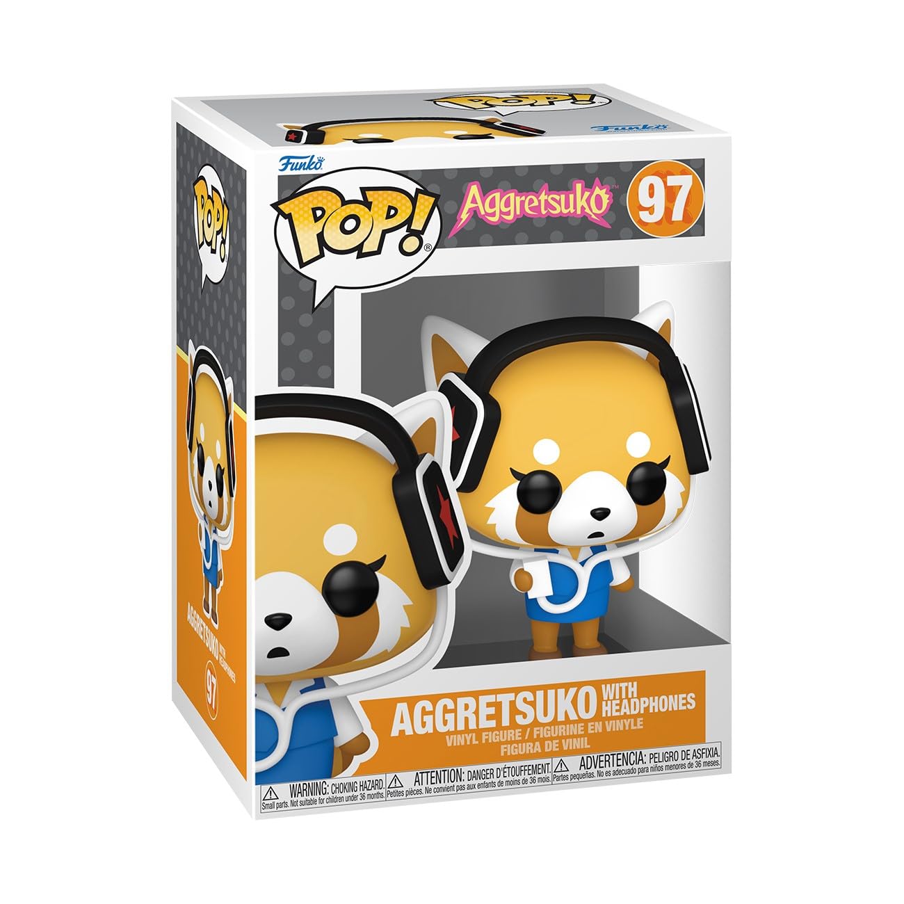 Funko Pop Sanrio: Aggretsuko with Headphones - Collectable Vinyl Figure - Gift Idea - Official Merchandise - Toys for Kids & Adults - Anime Fans…