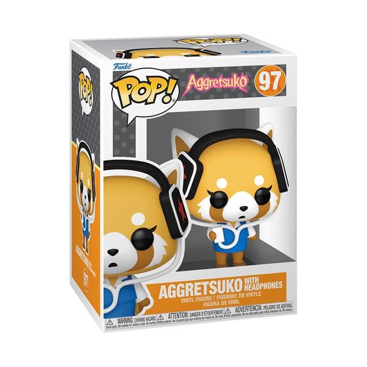Funko Pop Sanrio: Aggretsuko with Headphones - Collectable Vinyl Figure - Gift Idea - Official Merchandise - Toys for Kids & Adults - Anime Fans…